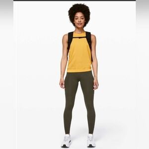 Lululemon Fast and Free Tight 31" *Non-ReflectiveDark Olive size 8